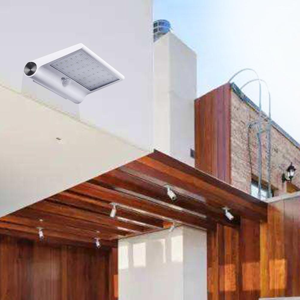 1X 42 LED Solarleuchte mit Bewegungsmelder Wasserdicht Außenleuchten Außenlampe