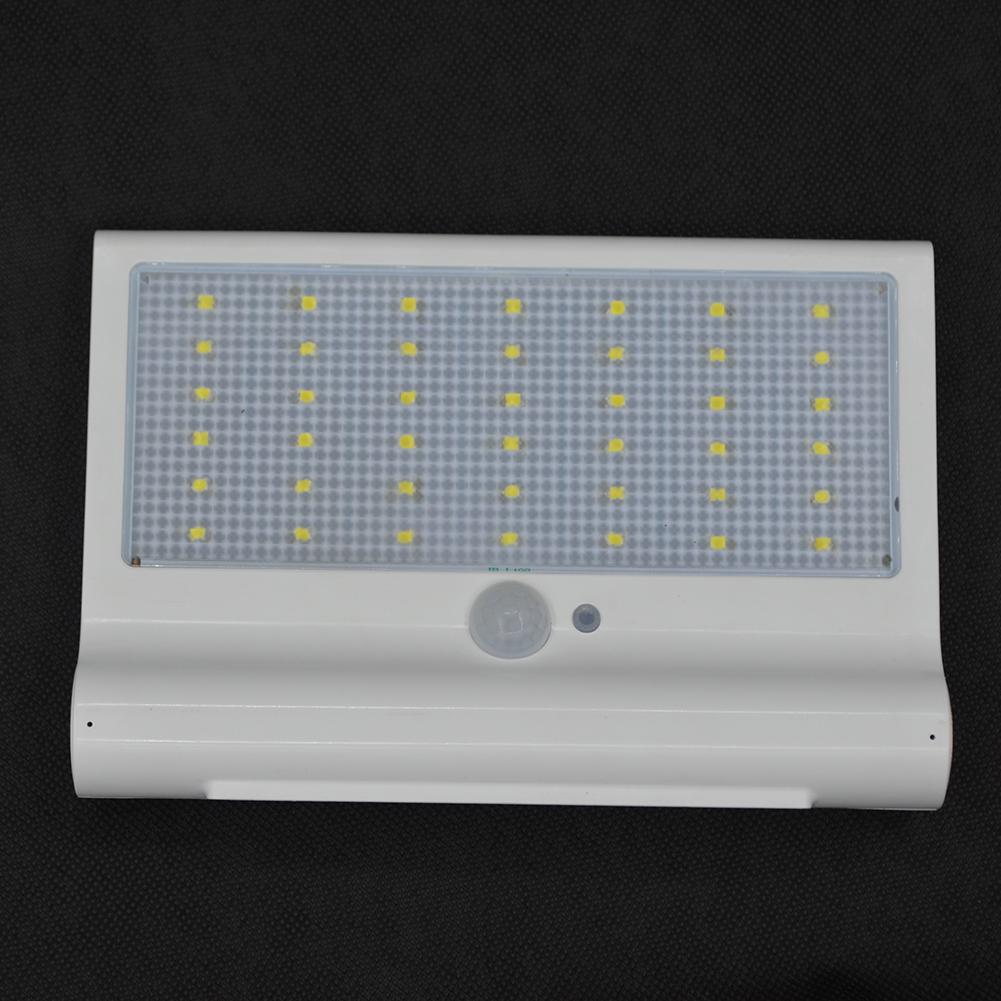 1X 42 LED Solarleuchte mit Bewegungsmelder Wasserdicht Außenleuchten Außenlampe