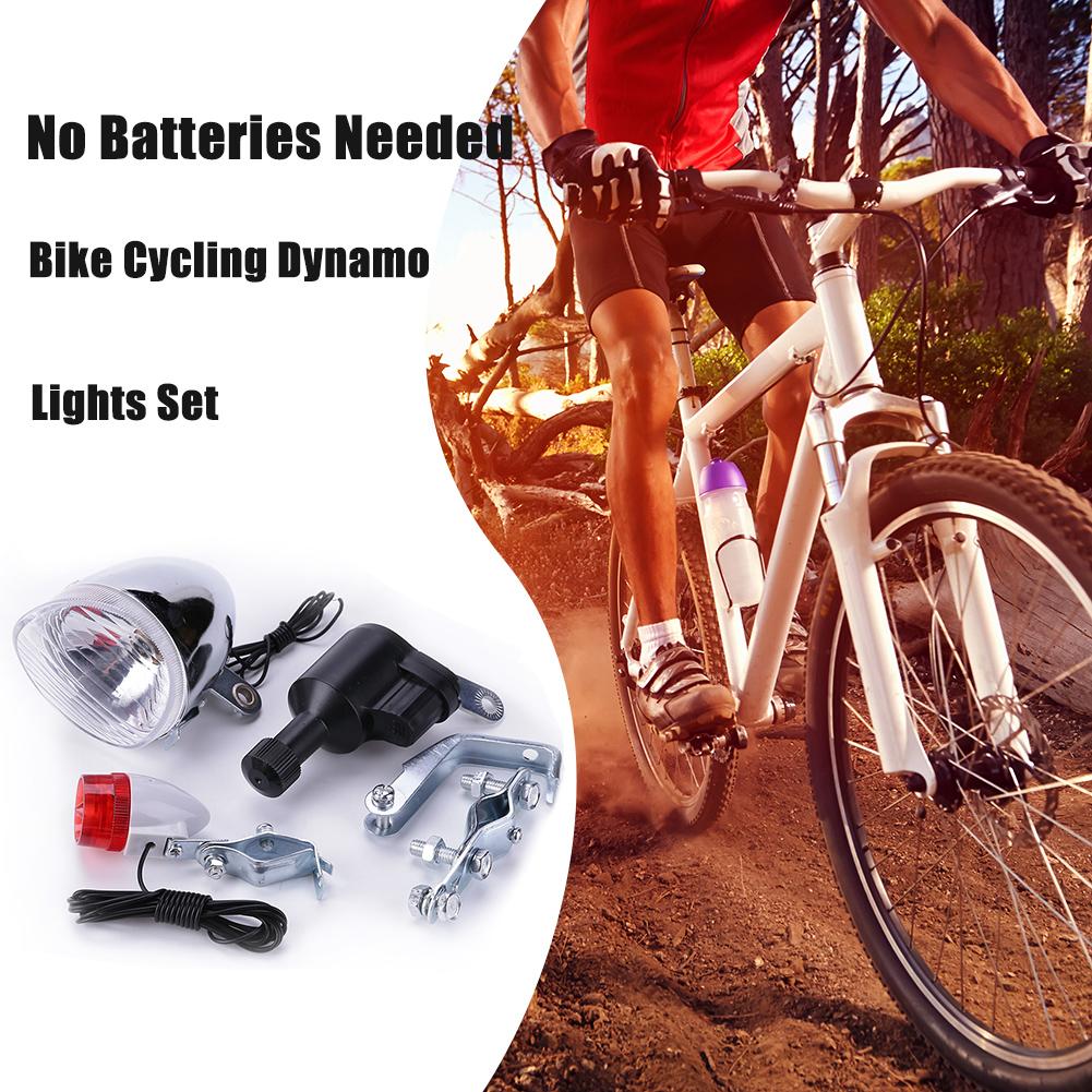 Bicycle Headlight Waterproof Led Light Cycling Dynamo Cycle Handlebar Headlights