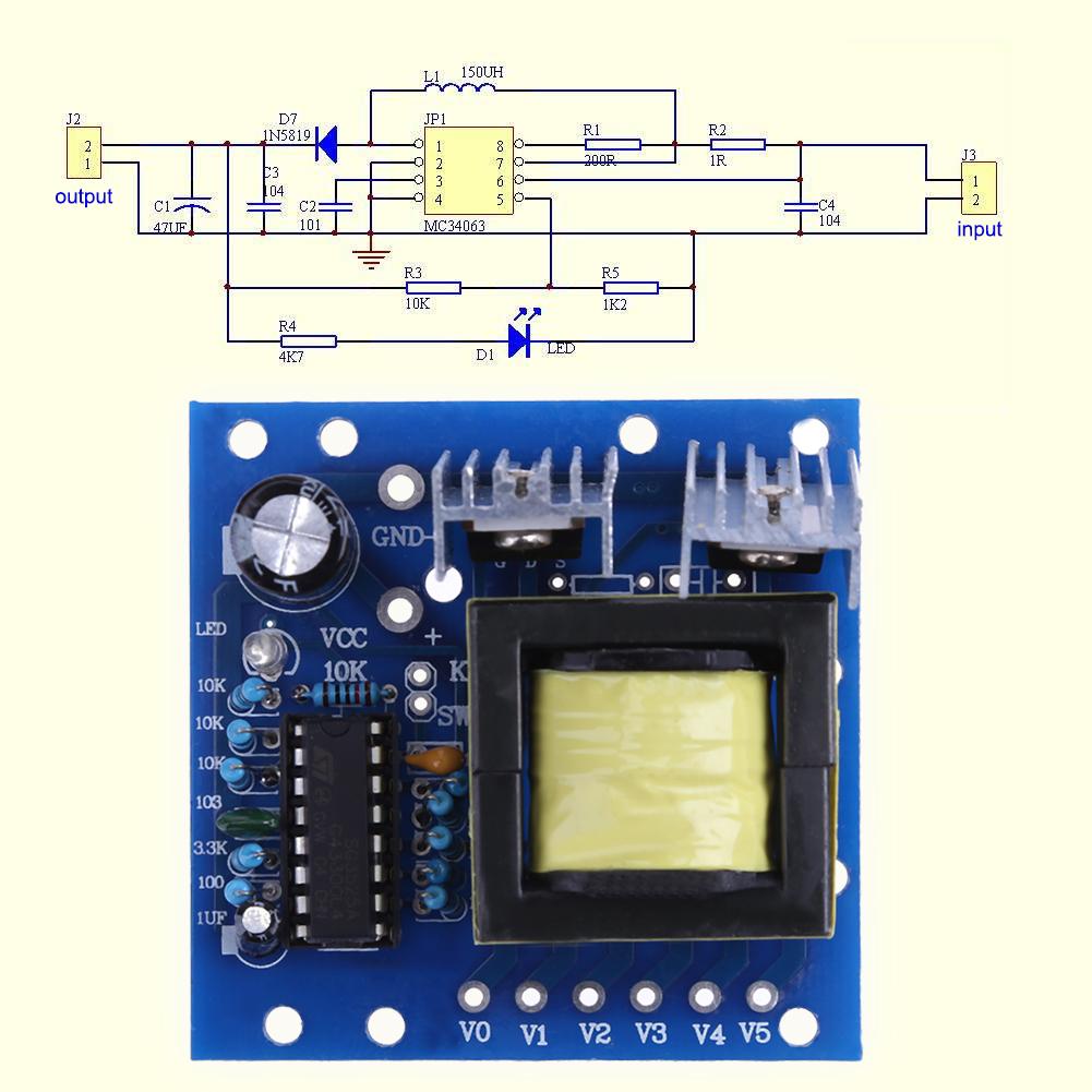 12v To 220v Dc To Ac Converter Circuit