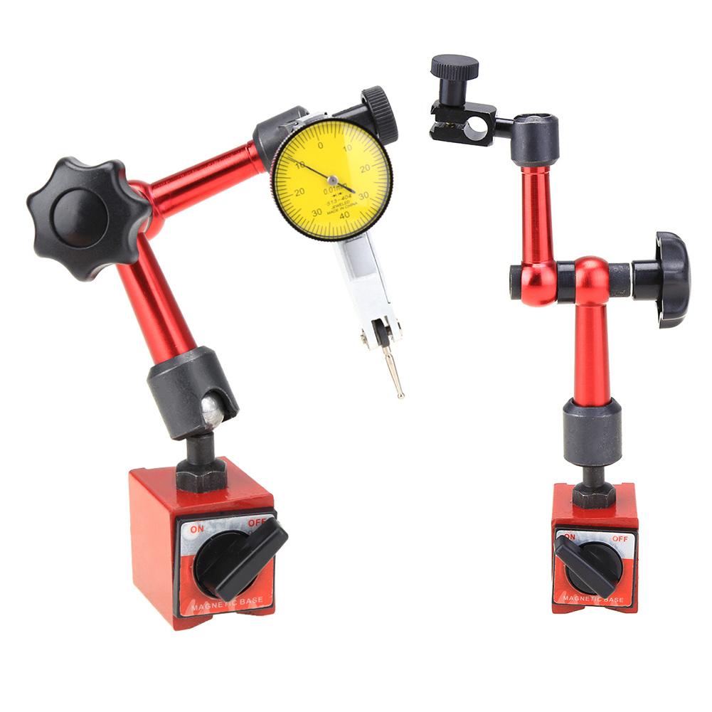 Universal Flexible Magnetic Metal Base Holder Stand Dial Test Indicator Tool