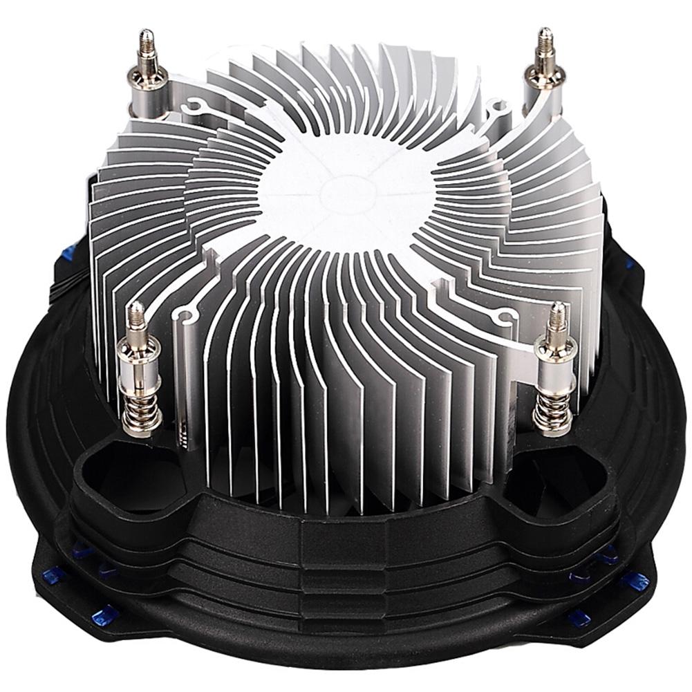 DK-03i Halo Mute CPU Computer Cooling Case Fan 3Pin Air Cooler for Intel LGA115X