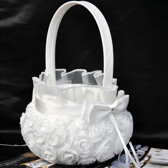 flower girl basket and ring pillow
